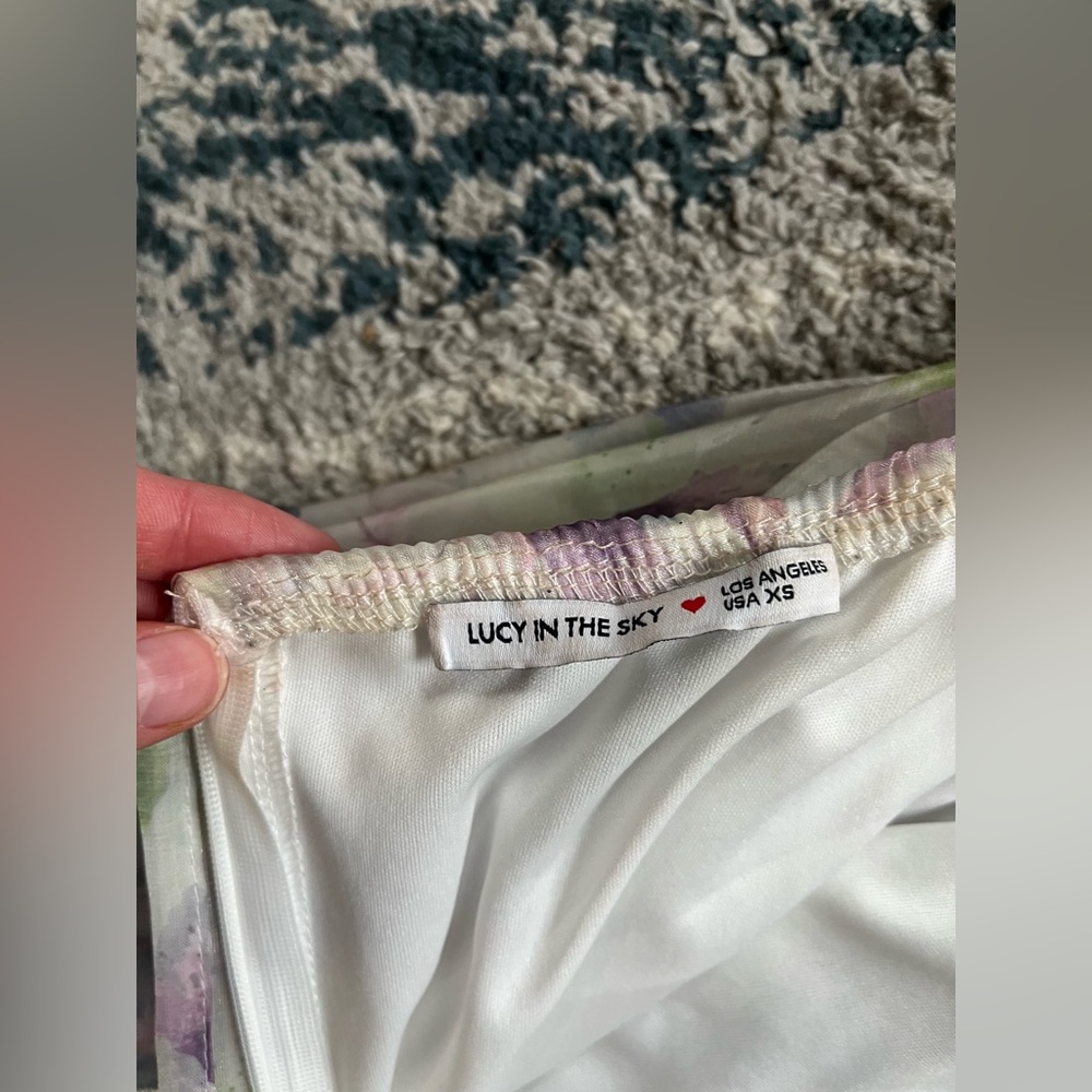 Lucy in the Sky Floral Babydoll Dress - Picture 6 of 7